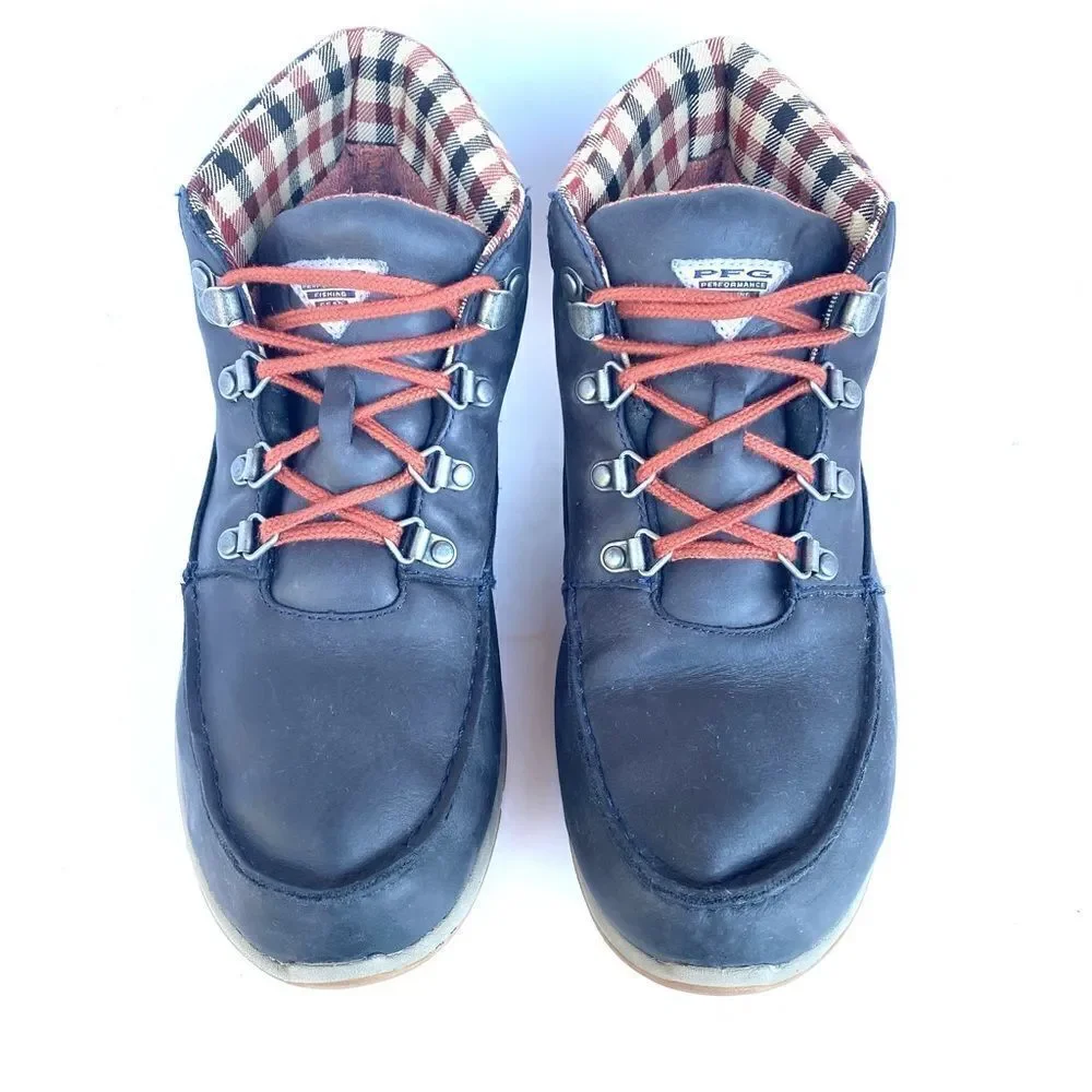 Columbia Bahama Boot PFG Lace Up Fishing Waterproof Techlite Navy Blue Size 9